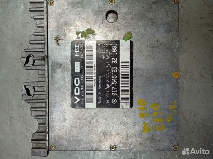 Блок управления двигателем для Мерседес W210 М111