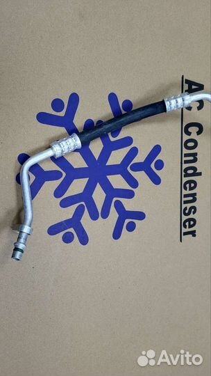 Трубка кондиционера на renault logan 1