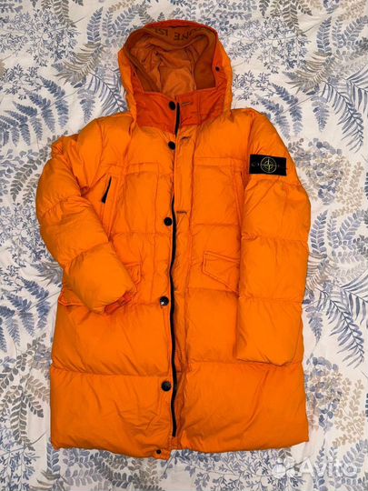 Пуховик Stone Island crinkle