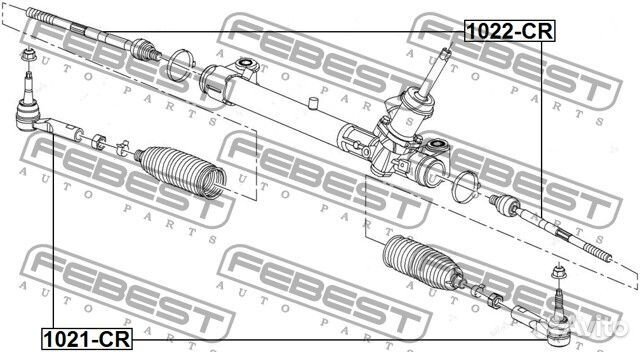 1022CR Тяга рулевая