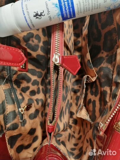 Сумка натуральная кожа лаковая новая