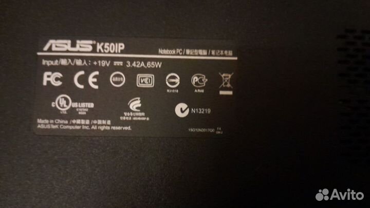 Ноутбук asus