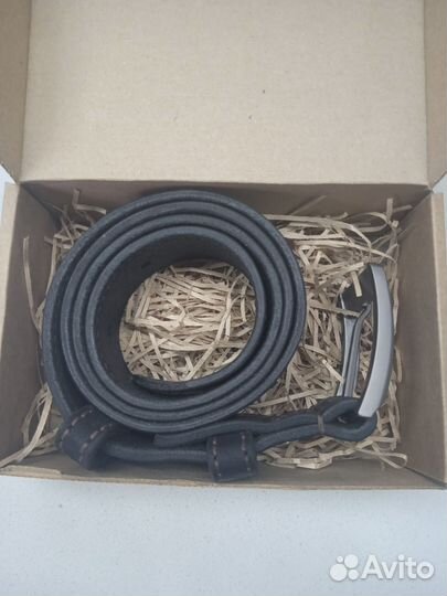 Кожаный ремень ручной работы