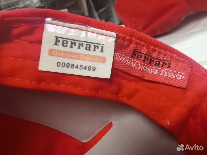 Кепка Бейсболка детская Ferrari оригинал