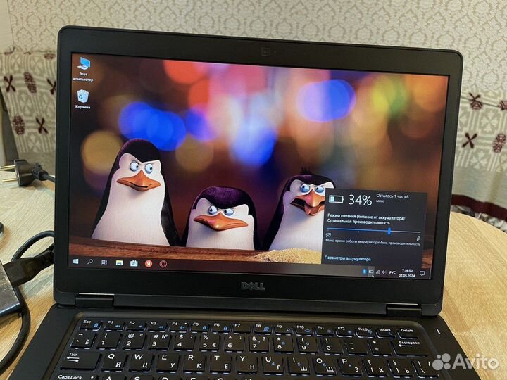 Мощный ноутбук Dell i5-7/8gb/SSD-диск/FullHD-экран