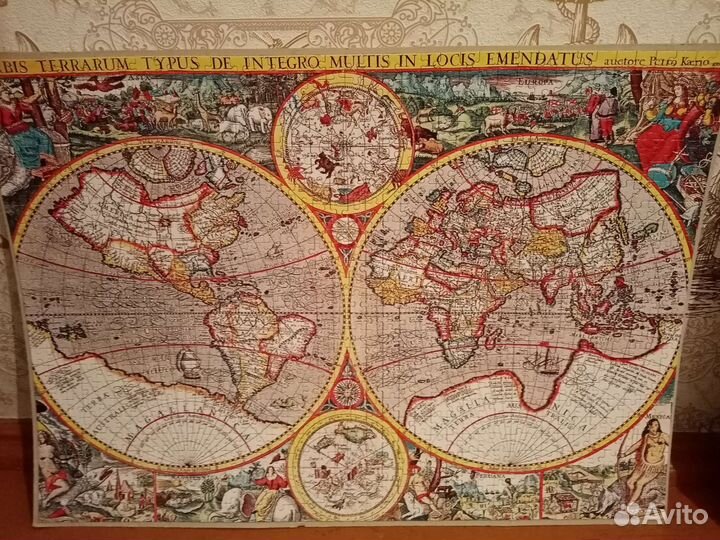 Картина, собранная из пазл 1000 шт