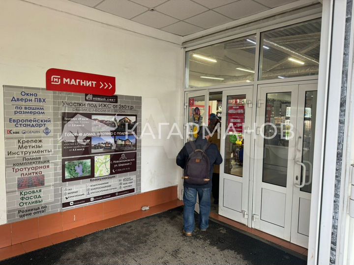 Торговая площадь 424 м²