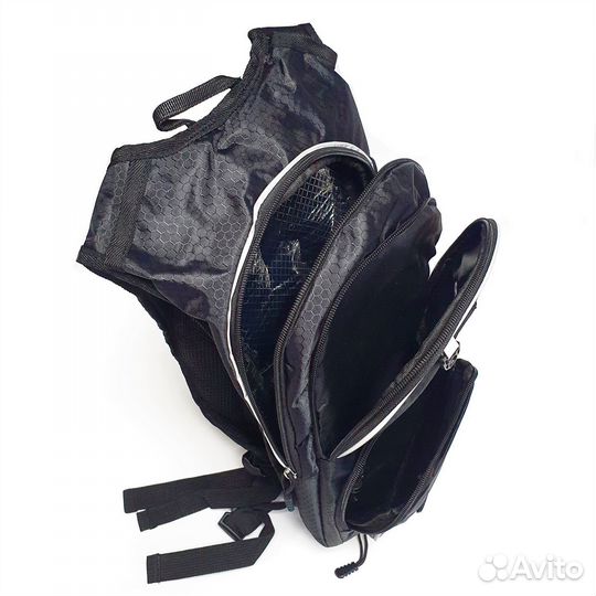 Мото рюкзак Alpinestars (mod:B-5, гидратор, белый)