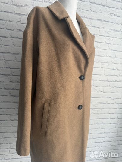 Пальто песочное женское