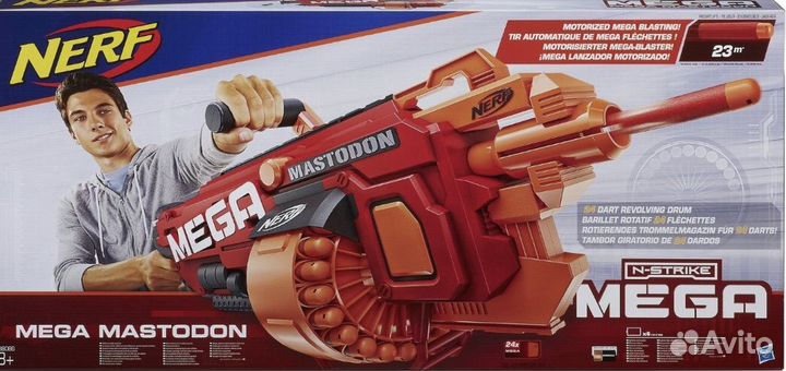 Бластер Nerf Mega Mastodon