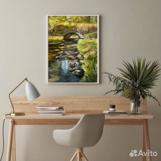 Картина маслом на холсте Пейзаж