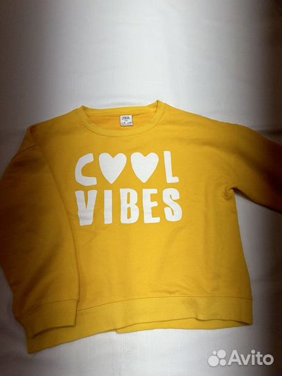 Толстовка без капюшона для девочек