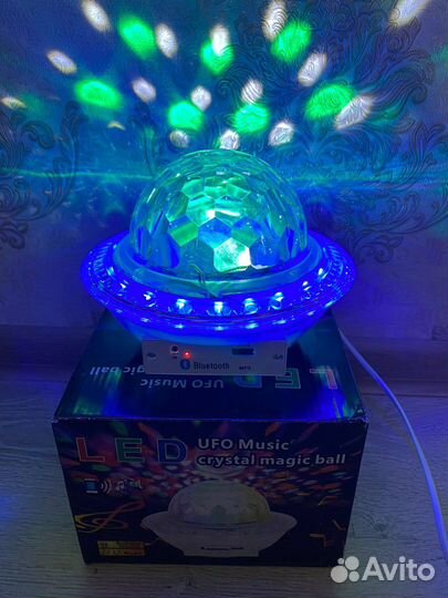 Диско-Шар Колонка с Блютузом / для Вечеринок