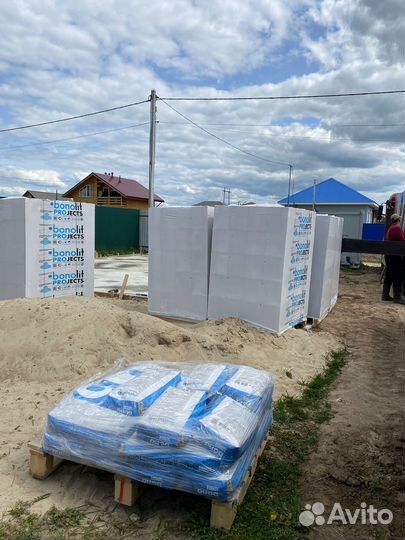 Строительные блоки из газобетона Бонолит