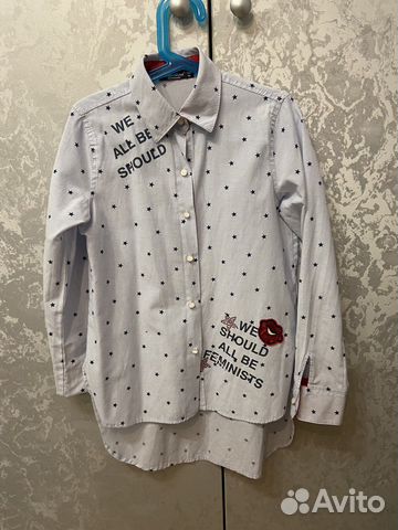 Рубашка для девочки 140