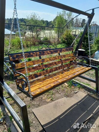 Качели садовые новый