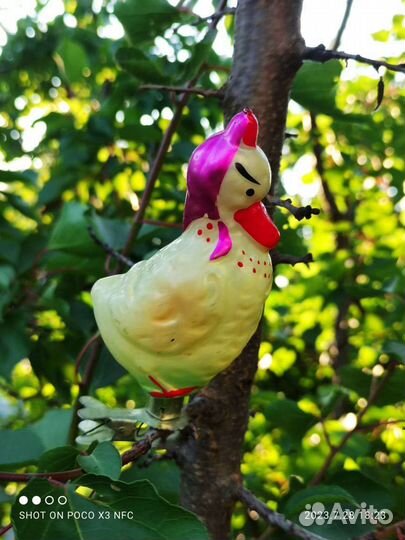 Ёлочная игрушка СССР. Утка