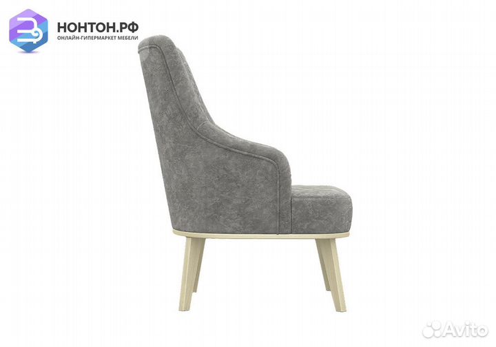 Кресло с высокой спинкой Комфорт-5 серое