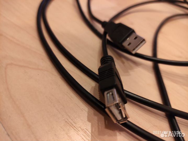 Кабель удлинитель, соединитель USB