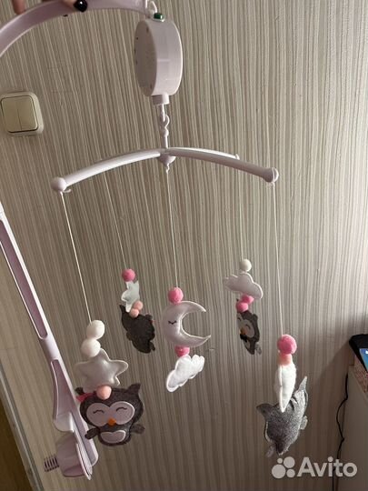 Мобиль в кроватку музыкальный