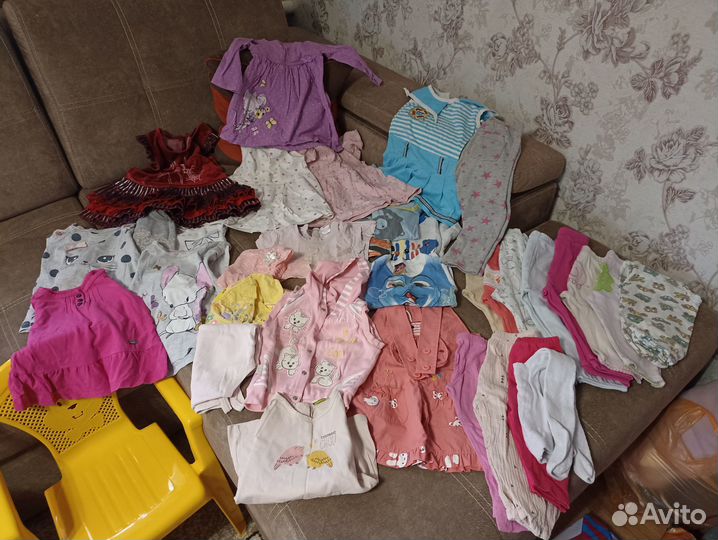 Вещи пакетом на девочку 86