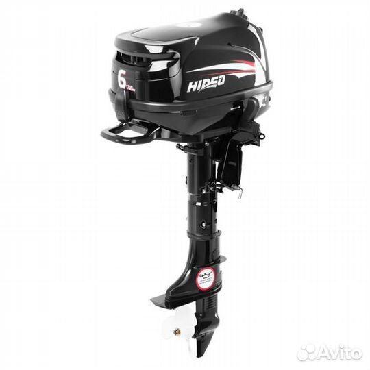 Четырёхтактный лод. мотор hidea HDF6HS (с баком)