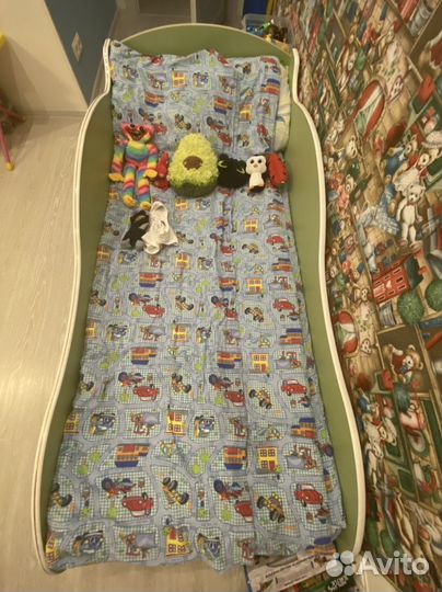 Кровать детская машинка