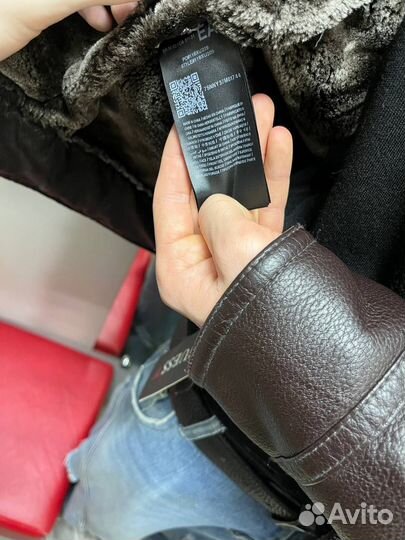 Кожаная куртка guess мужская оригинал