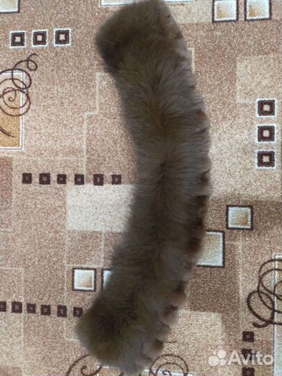 Меховой воротник песец