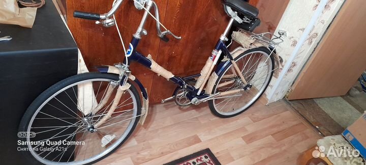 Новый велосипед салют СССР