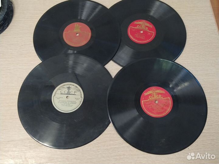 Старинные граммофонные пластинки СССР