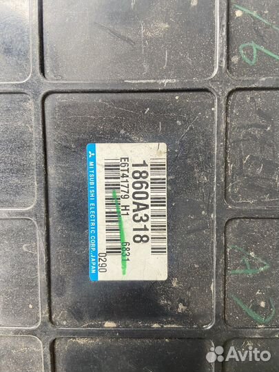 Блок эбу lancer 9