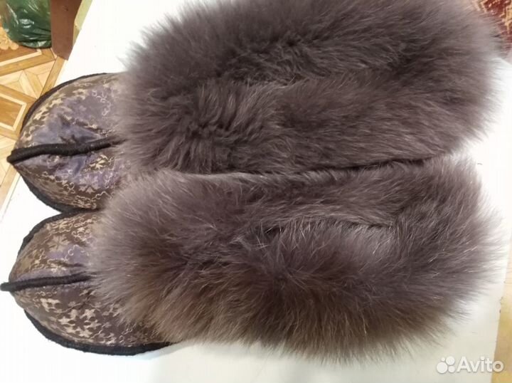 Тапки из овчины