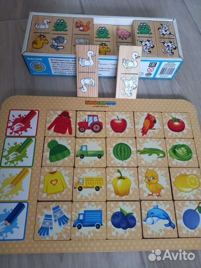 Деревянные игрушки, пазлы