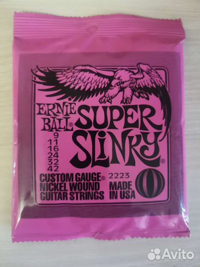 Струны для электрогитары Ernie Ball 9-42(реплика)