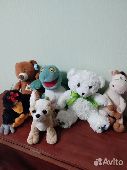 Мягкие игрушки пакетом новые и бу