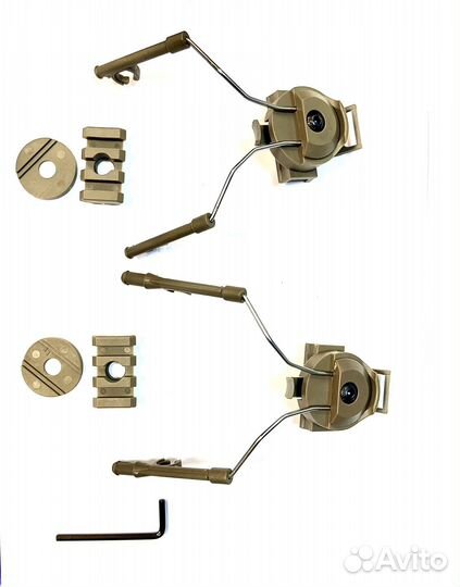 Адаптер крепление для наушников на шлем