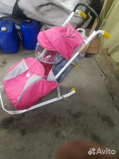 Коляска санки