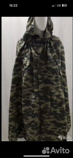 Плащ накидка дождевик пончо