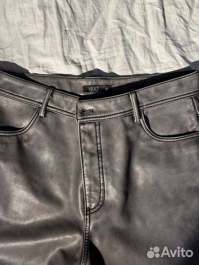 Брюки кожаные