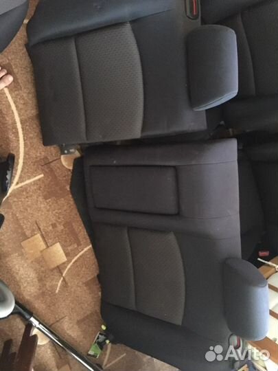 Салон черный Мазда Аксела