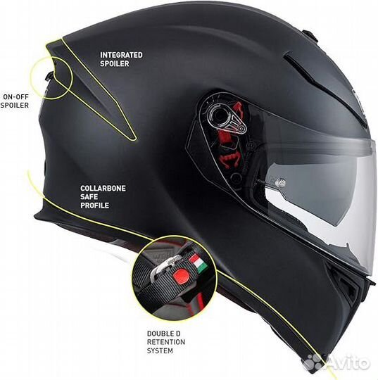 Мотошлем AGV K5 S matt black