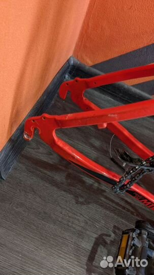 Велосипед без колес рама с рулём