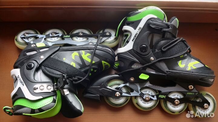 Роликовые коньки детские с защитой 31-34 размера