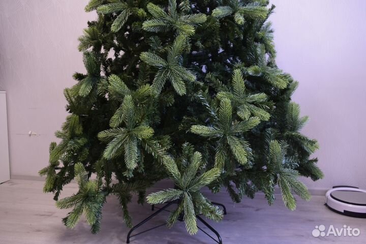 Ель искусственная литая + пвх 240 см
