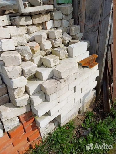 Кирпич силикатный бу