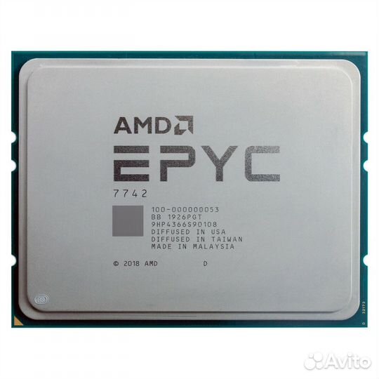 Процессор AMD epyc 7742 2.3GHz-3.4GHz 64/128