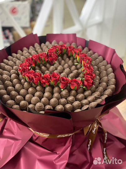 Букет из клубники В шоколаде