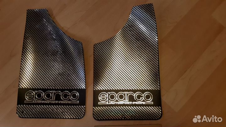 Брызговики универсальные с хромовым рисунком