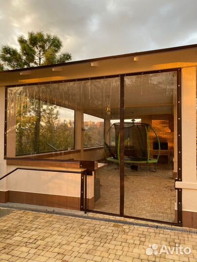 Мягкие окна для беседки